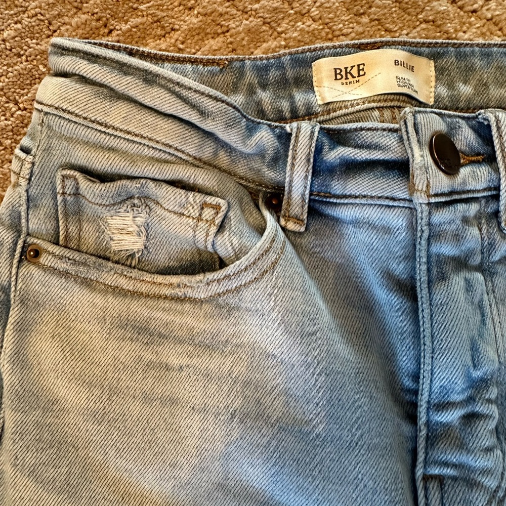 BKE Billie Light Blue Flare Jeans - Picture 4 of 7